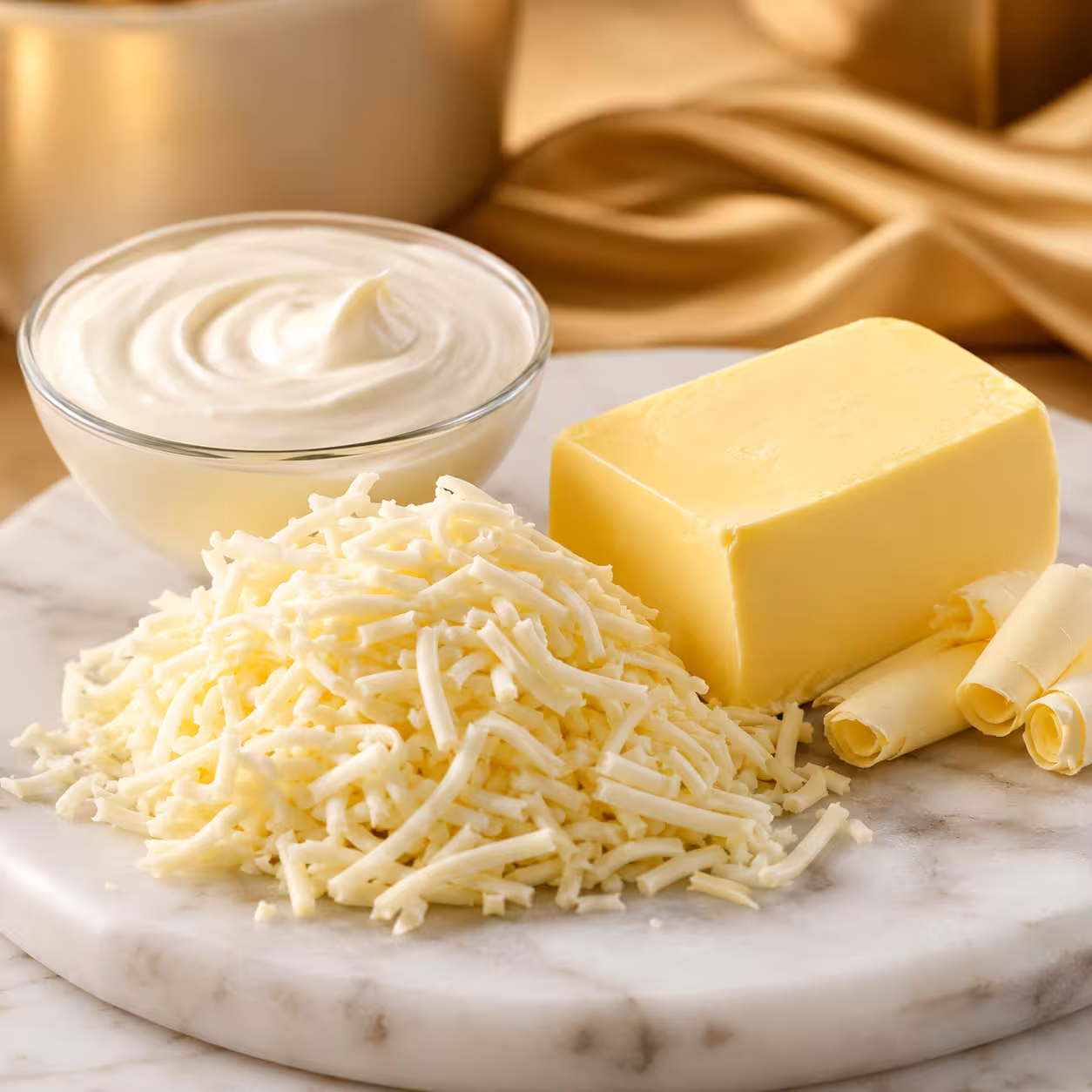 Cheese and dairy range